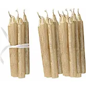 Loberon Kaars set van 20 Noufa goudkleurig