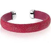 Zinzi zia942r - Zilveren armband leder - Roze