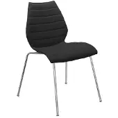 Kartell Maui Soft Trevira Stoel - Set van 2 Standard | Trevira Black