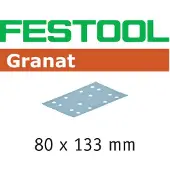Festool Schuurpapier Granat STF 80X133 P80 GR/10 - 497128