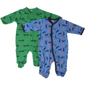 Pippi Baby slaapromper junior katoen groen/blauw stuks