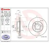 Brembo 09.7131.14 Remschijf