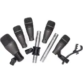 Samson DK707 5 PACK DYNAMIC MICROPHONES & 2 CONDENSERS