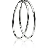 Zinzi zilveren oorringen 45 x 2mm glad ZIO436