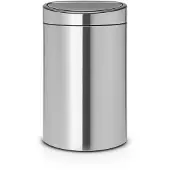 Brabantia Touch Bin Recycle 10 + 23 liter Matt Steel
