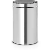 Brabantia Touch Bin 40 Liter Matt Steel Fingerprintproof