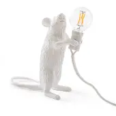 Seletti Mouse lamp standing - wit