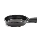 Serax Surface by Sergio Herman pan ? 14 cm zwart terracotta
