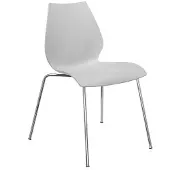 Kartell Maui Stoel - Set van 2 Chair | Standard | Pale Grey