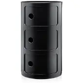 Kartell Componibili Classic Opbergunit Black | 3 doors