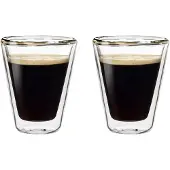 Luigi Bormioli Caffeïno dubbelwandige glazen - 8,5 cl - 2 stuks