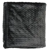 Essenza Plaid Essenza Faya Black Imitatiebont