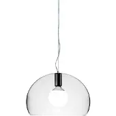 Kartell Small FL/Y Hanglamp Crystal