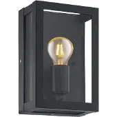 Eglo Alamonte 1 Wandlamp Buiten - E27 - 26 cm - Zwart