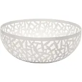 Alessi Cactus! fruitschaal rond ø 29 cm rvs wit