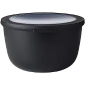 Mepal Cirqula kom met deksel ø 19,5 cm 2 liter kunststof nordic black