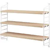String Pocket boekenplank essen-wit essen-wit