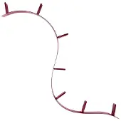 Kartell Bookworm Boekenplank 3.2 m | Wine Red
