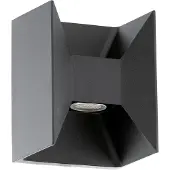 Eglo Wandlamp Morino Antraciet 2x2,5w