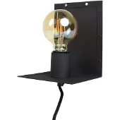 Urban Interiors Wandlamp Hook vintage black