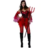 Vegaoo Duivel kostuum voor dames Halloween outfit