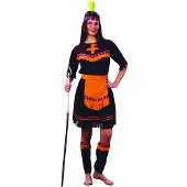 Vegaoo Bruine indianen kostuum voor vrouwen