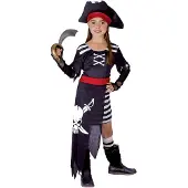 Vegaoo Strijdlustige piraat outfit voor meisjes