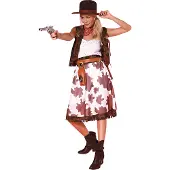 Vegaoo Bruin Far West cowgirl kostuum voor vrouwen