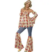 Smiffys 1970s vintage hippiepak