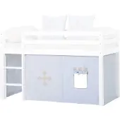Hoppekids Gordijnen voor halfhoge gordijnen Bed - 70x160 cm - Sp - - OneSize - Toebehoren
