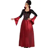 Atosa Rood en zwart Halloween kostuum van vampier voor dames - Verkleedkleding - XL