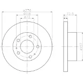 Textar 93104600 Remschijf