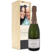 Yoursurprise Cava in bedrukte kist - Palau Semi-Seco (750ml)