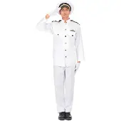 Vegaoo Marine officier kostuum voor volwassenen
