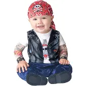 Vegaoo Biker kostuum voor baby's - Klassiek
