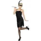 Smiffys Fringe Flapper Costume