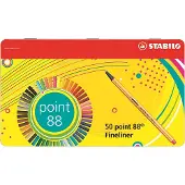 Stabilo Point 88 Metal Marker Pen Assorted 50 Units Veelkleurig Kinderen