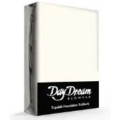 Day dream Topper hoeslaken - katoen - 180x200 cm - Ivoor