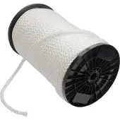 Dx Touw gevlochten PP wit 4mmx200m