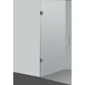Sanilux Nisdeur starck profielloos 8 mm veiligheidsglas
