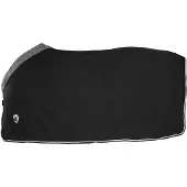 Horka Diamond Collar Fleece Deken - Zwart