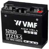 VMF PowerSport AGM 52020 / YTZ19-S / 519901017 accu (12V, 21Ah, 230A)
