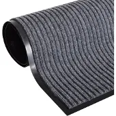 vidaXL Deurmat 90x150 cm PVC grijs