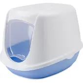 Savic Duchesse Kittenbak - Kattenbak - Blauw/Wit - 44x35x32 cm