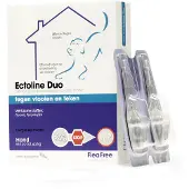 Flea Free Ectoline Duo Hond - Anti vlooien en tekenmiddel - 2 pip 20-40kg