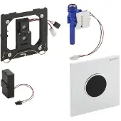 Geberit Hy-Tronic urinoirbedieningsset sigma10 electr.infrarood 9v Wit-Chroom-Wit