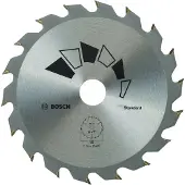 Bosch Standard 2609256B54 Hardmetaal-cirkelzaagblad 140 x 20 mm Aantal tanden: 18 1 stuk(s)