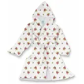 Pip studio Badjas Roses & Dots - Maat XXS - Wit