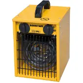 Master Klimatechnik B-2IT Bouwkachel 1000 W, 2000 W Geel, Zwart