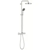 GROHE Vitalio Start douchesysteem thermostatisch en hoofddouche 21cm en handdouche 10cm chroom 27960001